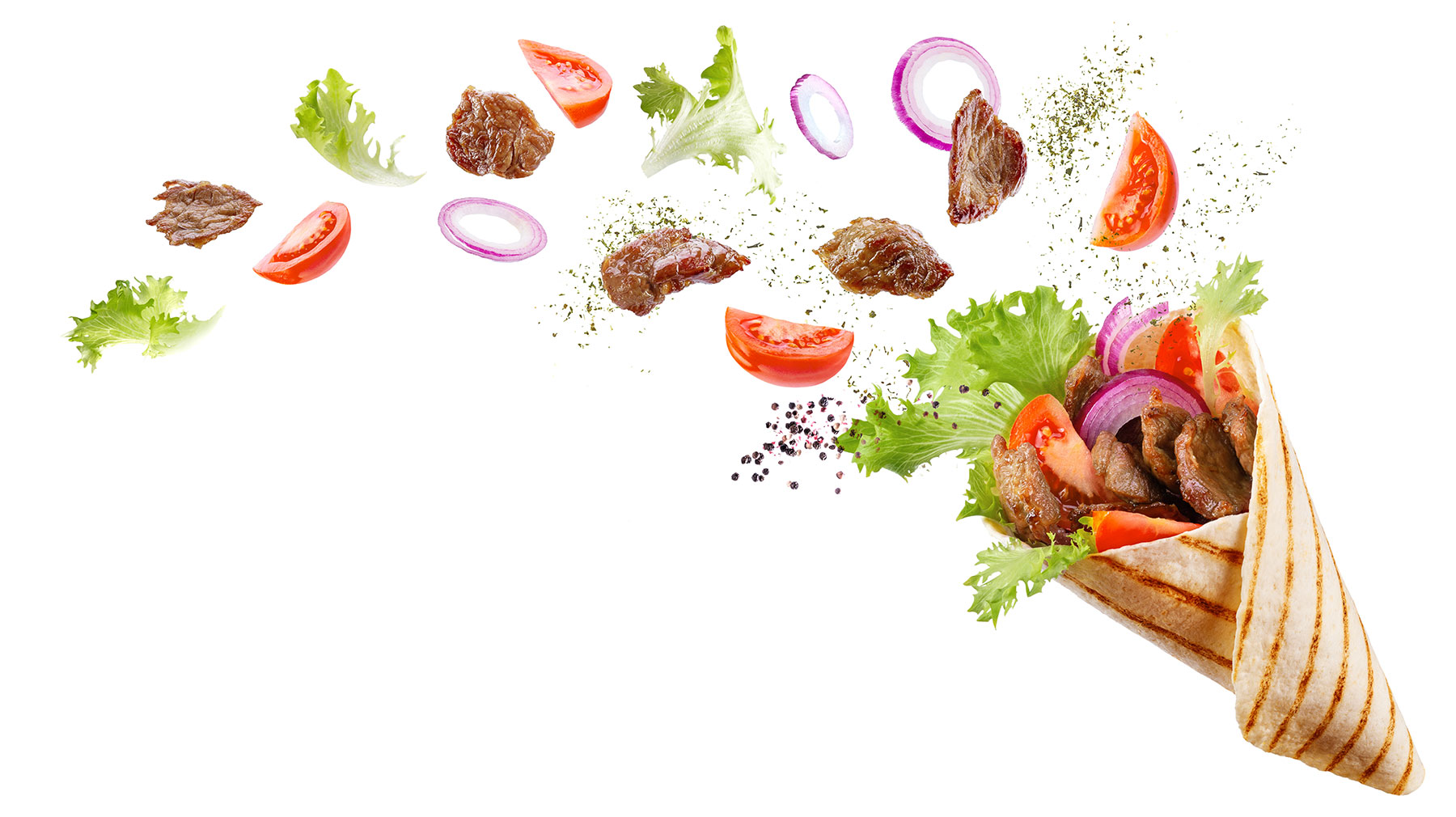 kebab et frites